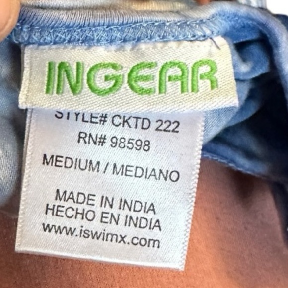 InGear Blue Tie‎ Dye Dress with Fringe - Picture 5 of 5